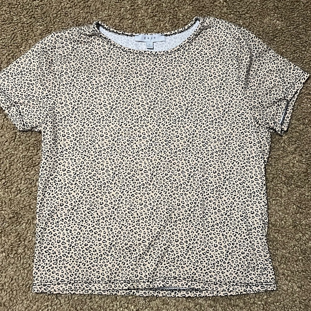 Gaze Cheetah Print Top